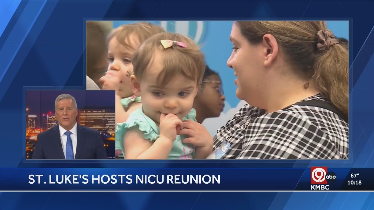 KMBC Saint Luke's Hospital Hosts Special Reunion for NICU Patients and